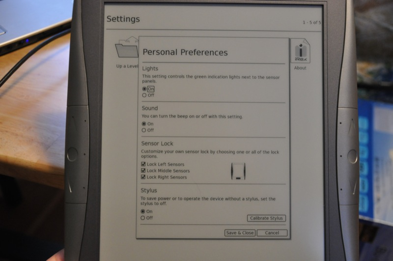 Illustration for article titled iRex Digital Reader 1000S Lightning Review